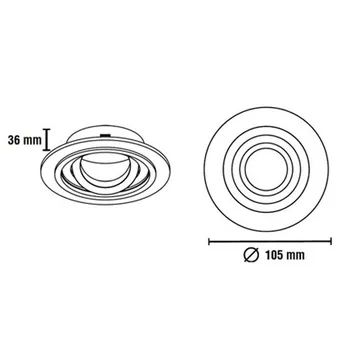 

FOCUS RECESSED ARET LED ROUND