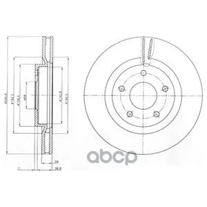 Заменен На Bg4109c Тормозной Диск Bg4109 Delphi арт. BG4109