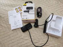 Transmisor modulador FM Baseus Bluetooth 5,0 FM Radio 3.1A USB cargador de coche kit de manos libres para coche inalámbrico Aux Audio FM Transmisor