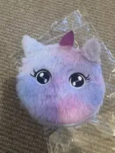Pouch Kids Coin-Purse Unicorn Clutch Circle Wallet Girl Plush Cartoon Earphone-Organizer