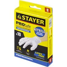 Перчатки экстратонкие STAYER S, нитриловые экстратонкие, 10 шт., 11204-S