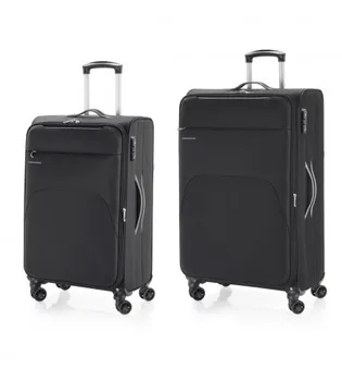 

Set 2 Suitcases Medium-Large 4R Gabol Zambia Black