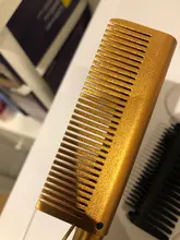 Peine caliente alisador de pelo, rizador de pelo eléctrico de aleación de titanio, cepillo rizador de pelo, respetuoso con el medio ambiente