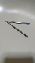 Mini Bolígrafo De metal de lujo con 2 recambios, bolígrafo portátil de 0,7mm con tinta azul y negra