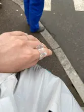 17KM-anillo acrílico de resina transparente para mujer, creativo coreano cuadrado geométrico redondo Irregular, joyería