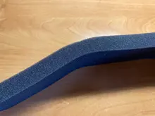 Esponja con filtro de algodón bioquímico para acuario, práctico accesorio de material filtrante con espuma en color negro para mantener limpio el acuario