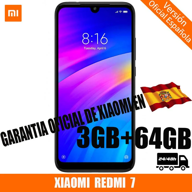  [Official Spanish Version] XIAOMI Redmi 7 smartphone HD + 6.26 