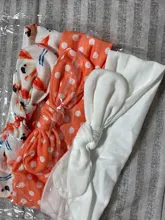 3 unids/lote/rayas/impresión de dibujos animados flor arco elástico diademas turbante para niños pequeños banda pelo bebé niña arcos accesorios para el cabello