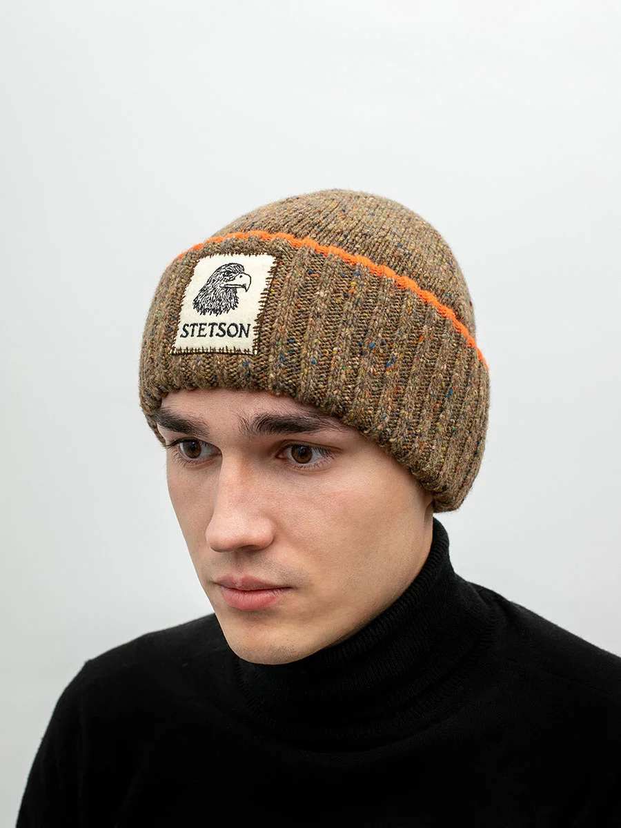 Topi Stetson No. 8599368 Beanie Eagle 