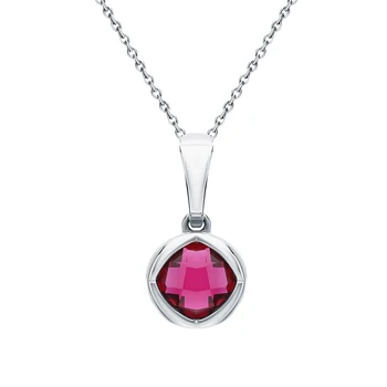 

Silver Pendant with рубеллитами sunlight sample 925