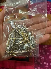 200 unids/bolsa 20 25 30 40 50 60mm Pines de cabeza plana Color dorado/plateado/bronce/rodio para hallazgos de joyería que hacen suministros DIY