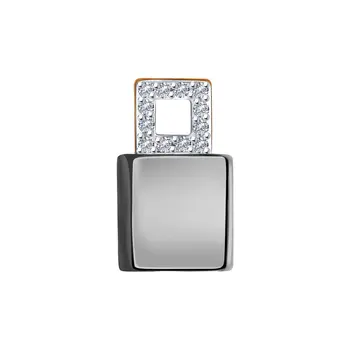 

Sokolov pendant in gold with diamonds and ceramic insert, fashion jewelry, 585, women's male, pendants for neck women