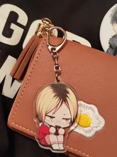 Keychain Cute Pendant Key-Ring Haikyuu Anime Volleyball Acrylic-Rubber Funny Japan Cartoon
