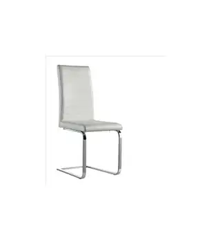 

Chair Olga upholstered white leatherette.