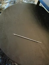 Aguja de acné y espinillas para el hogar, Extractor de acné de plata, agujas inoxidables para quitar puntos negros, 1 unidad, envío directo