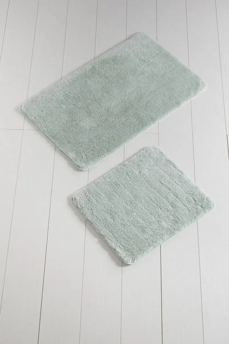 

Bath Mats Non Slip Anti Mould Mats Non Slip Anti Mould Of Colors 2'Li Mint Set 60X100 Cm -50X60 Cm