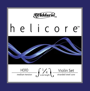 

H310-1/4M helicore violin string kit 1/4, medium, D'Addario