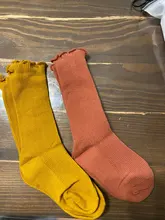 Calcetines de algodón para bebé, sin costuras, de punto, con volantes, para niños y niñas