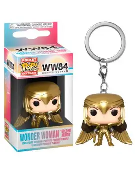 

FUNKO POP keychain!®WONDER WOMAN GOLD WING DC COMICS