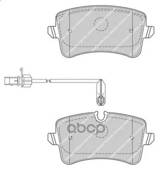 

Pads brake disc kit Ferodo art. fdb4410
