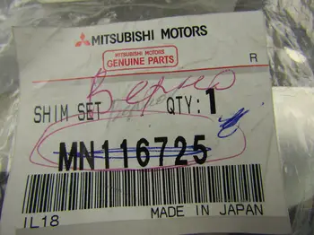 

Brake plate kit, front brake caliper Mitsubishi Colt/Colt plus mn116725