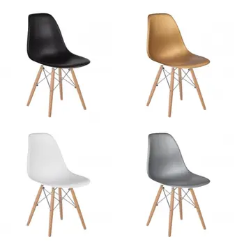 

SKLUM-chair SCAND [NEW SUPREME] with wooden feet modern design for dining room/Office multi colors