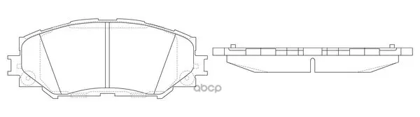 Колодки Тормозные Toyota Auris 1.4-1.6 07-/Corolla 1.4 07-/Rav 4 06- Передние Fit Fp1210 FIT арт. FP1210