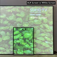 F1HALR Black Diamond ALR-1.5 Ambient Light Rejecting Edge Frame Projection Screen for Standard Long Throw Projector - Image 6