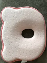 Almohada para Recién Nacido suave bebé enfermería previene la memoria de la cabeza plana cojín de espuma que forma la almohada posicionador para dormir proteger