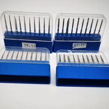 

10Pcs/Box FG Dental Diamond Bur Ball Round 1.6mm Shank Dentistry SF BR Series Use Odontologia For High Speed Rotary Tools