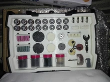 268PC Abrasive Rotary Tool Accessories Set Electric Mini Drill Bit Kit for Dremel Sanding
