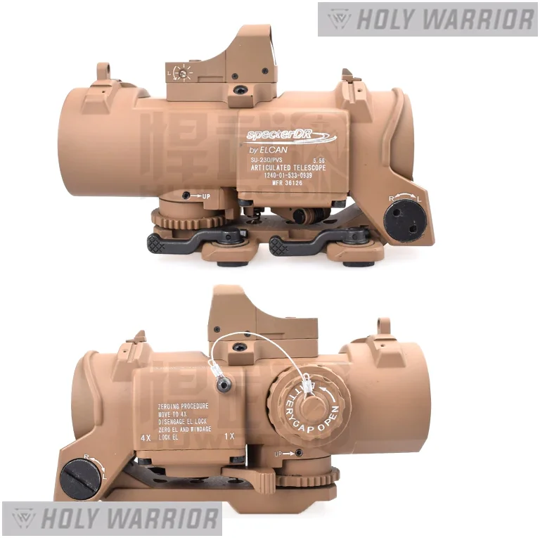 Прицел для винтовки Holy warrior съемный 1X 4X регулируемый двойной красный точечный