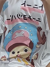 Oversized Tops Short-Sleeved Shirts Summer Loose Fashion Women Printing Causal New