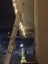 Curtain-Lights Led Icicle Christmas-Street-Garland Home-Decortion Garden Outdoor Party