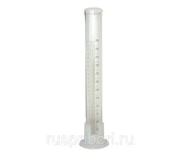 

Cylinder on пластм. Base 250 ml. With scale. Русприборы