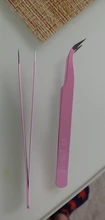 Pinzas rectas y curvadas de acero inoxidable para extensiones de pestañas, gran oferta, 2 uds., 2020