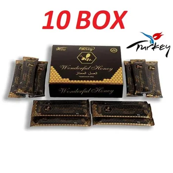 

10 BOX Wonderful Honey Natural Aphrodisiac, 15 g X 12 pieces EXPIRATION 2022