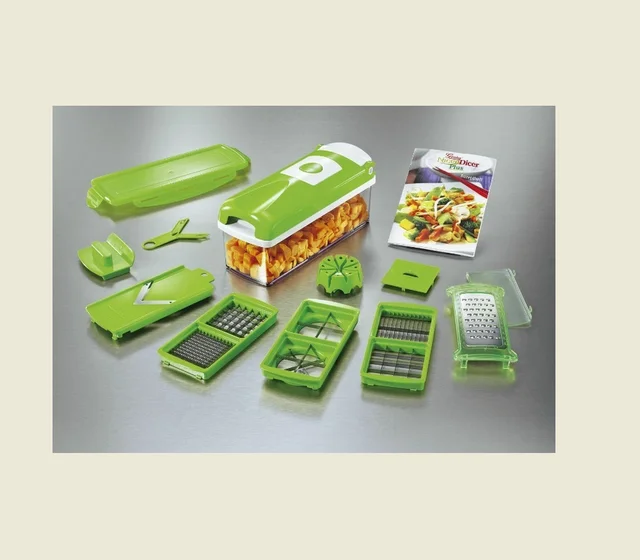 Vegetable cutter Nicer Dicer plus (green) - AliExpress
