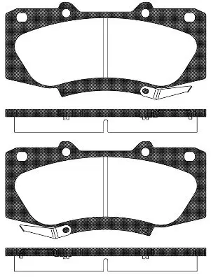 Disc pads front for Toyota Hilux 2.5D 05 REMSA 146804 | Автомобили и мотоциклы