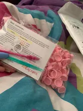 GLAMLASH 100 Uds desechables extensiones de pestañas pegamento titular de anillo para pestañas pegamento adhesivo contenedor de pigmento de tatuaje de tinta soporte para Pallet anillo