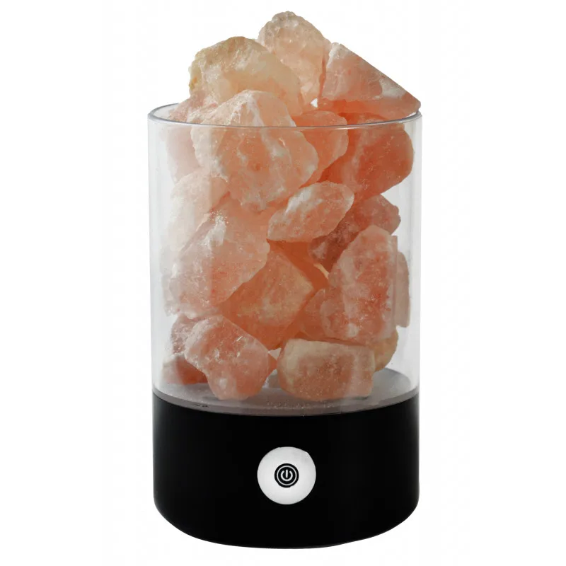 Солевой светильник SmartSalt круглый Black