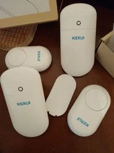 KERUI-botón inalámbrico M518 de autogeneración, 52 canciones, 5 niveles de volumen opcionales, No necesita batería, timbre autoalimentado