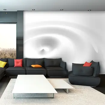

Wall mural-White Swirl - 350x245 cm