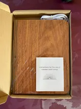 Table-Lamp Desk Led-Book Night-Light Wooden Magnetic Home-Decoration Foldable Creative