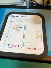 Almohadilla de guía profesional para iPhone 11, 11Pro, XsMax, XR, XS, X, 8, 7, 7P, 6, tapete magnético con tabla de tornillos, herramientas de reparación de teléfonos, 15 Uds.