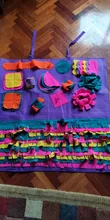 Sniffing Mat Play-Toys Feeding-Pad Nosework-Puzzle Food-Training-Blanket Pet-Dog Dogs