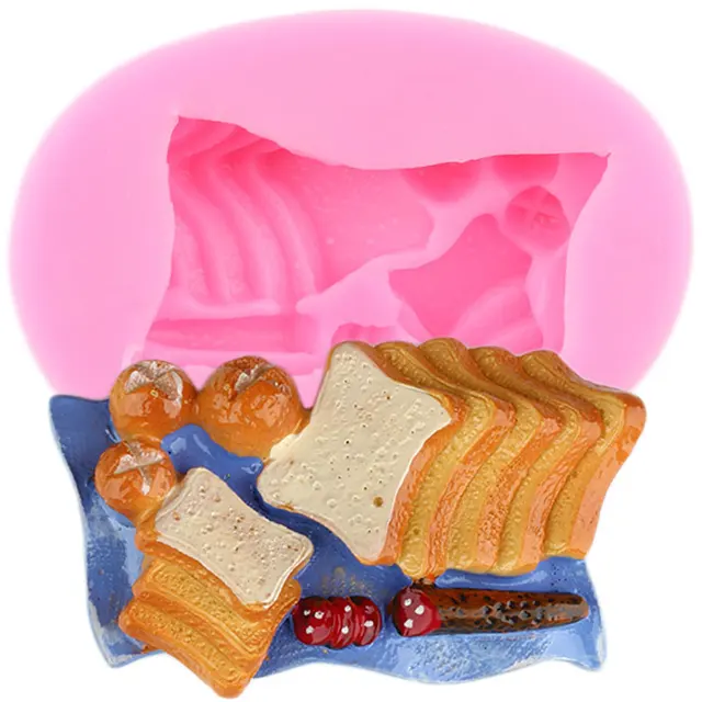 Diy Francia Sült Krumpli Hamburger Tojás Sütemény Csokoládé Szilikon Formák Süti Sütés Fondant Cukorka Agyag Penész Dekorációs Szerszámok - Image 2