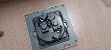 Outlet Power-Socket Tempered-Glass-Panel Coswall Children Protective-Lock Grounded 16A