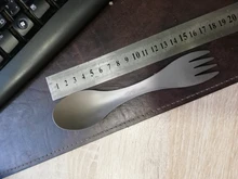 Titanium Spoon Tableware Fork Ultralight Tito Outdoor Camping Picnic Pure