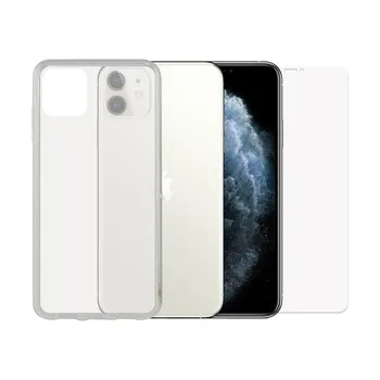 

Tempered Glass Mobile Screen Protector + Mobile Case Iphone 11 Contact